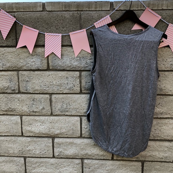 NWT Banana Republic Timeless Gray Tank Top - Picture 2 of 6